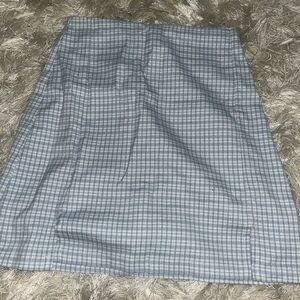 Brandy Melville Blue Plaid Skirt✨🤍